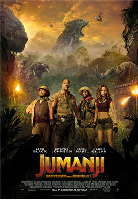 JUMANJI: BENVENUTI NELLA GIUNGLA (JUMANJI: WELCOME TO THE JUNGLE)                                   