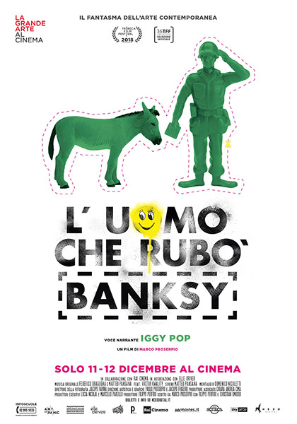 L'UOMO CHE RUBO' BANKSY                                                                             